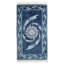 Tapis turc bleu marine et ivoire 3x5