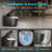 Smart Toilet with Auto Open/Close, Heated Seat, Warm Wash & Dry-128849207