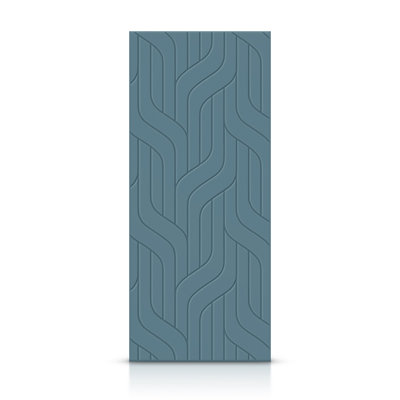 Hollow Paneled Painted without Installation Hardware Kit Slab Door