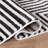 Cream Black Modern Maze Area Rug-1355310183