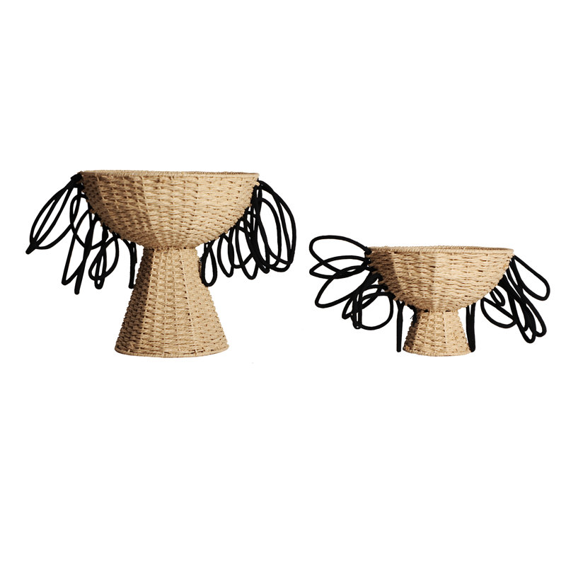 Bay Isle Home Anais Wicker Decorative Bin