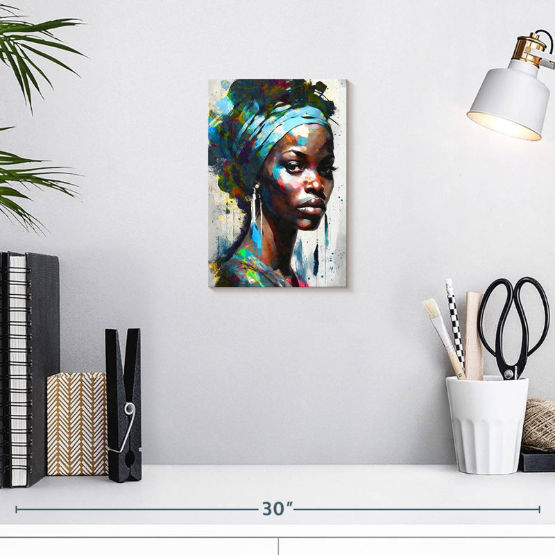 Leisha séduisant africain, H 12 po x l 8 po