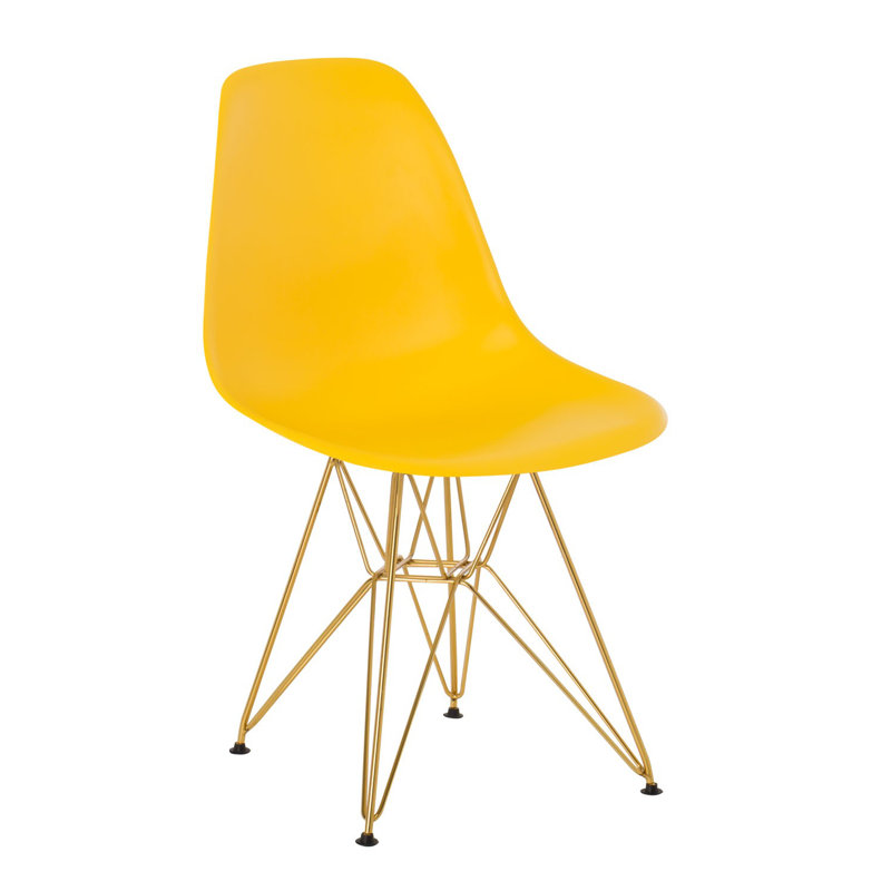 Chaise d'appoint Kvion, Jaune