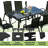 Modern Patio Conversation Set with Flexible Tilt Umbrella-1197474360