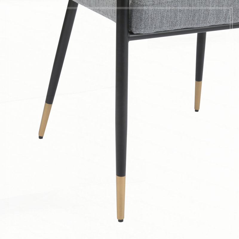 Chaise rembourrée, Gris