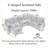 109.9"Chenille Sectional Sofa Bed U-Shaped Brown