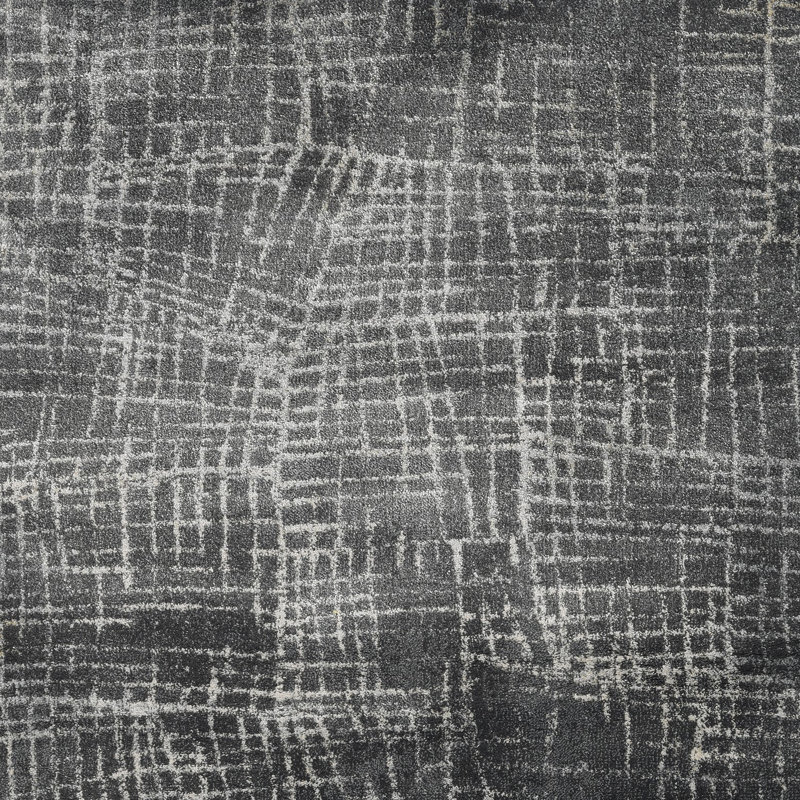 Tapis gris Braelyn, Rectangle 5 pi 3 po x 7 pi 7 po