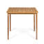 Table de bar d'extérieur rectangulaire minimaliste en finition, bois, hauteur de 40 pouces, profondeur de 44 pouces, largeur de 25 pouces, facile à entretenir, assemblage requis-320606909