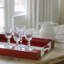 Lacquer Rectangle Striped Decorative Tray-661062998