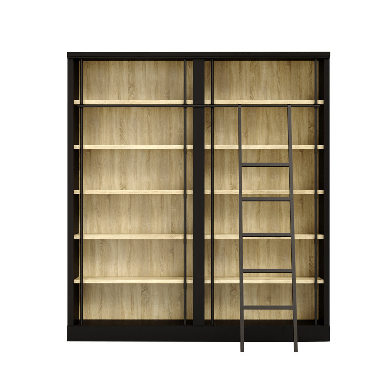 Bibliothèque de 86,6 po de hauteur Aashish , 1