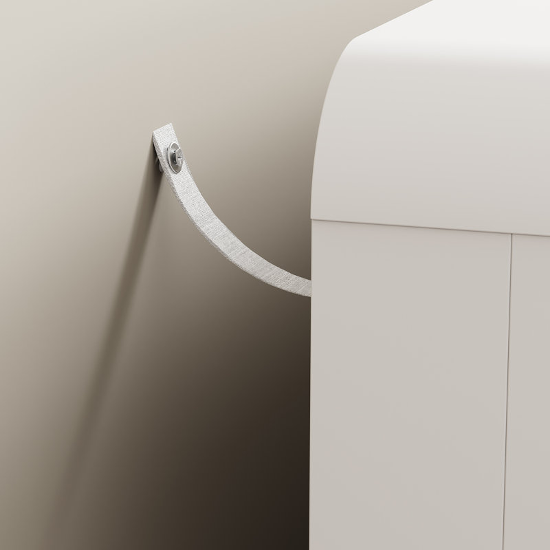 3 Drawer Nightstand for Bedroom, White