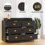 Commode pour table à langer 6 tiroirs, station de bébé avec prises de courant, commode pour bébé-1266625476