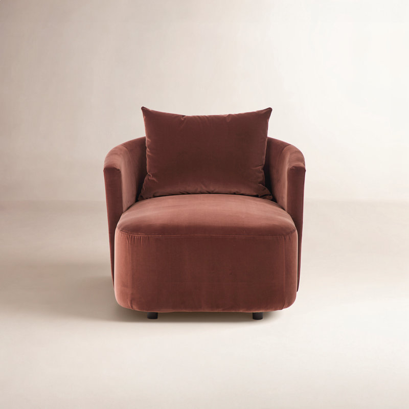 Chaise longue rembourrée Mirage, Auburn de Vancouver 76,8% coton / 23,2% polyester
