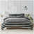 Paige Stripe - Charcoal/Grey