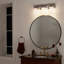 Éclairage pour meuble-lavabo 3 lumières avec verre opale noir Vasco-1641556533