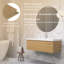 Meuble-lavabo moderne à rayures avec lavabo simple-1629074916