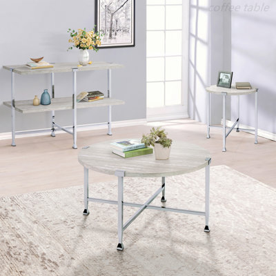 Table basse de salon avec plateau en bois