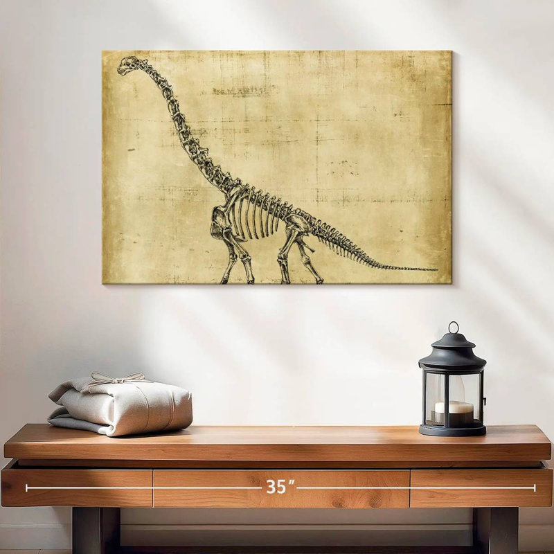 Brampt Brachiosaurus Study, 16" H x 24" W