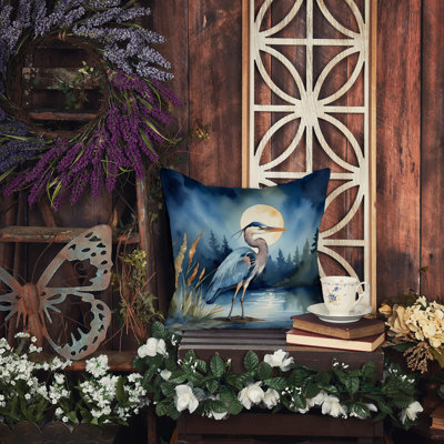 Coussin Blue Heron