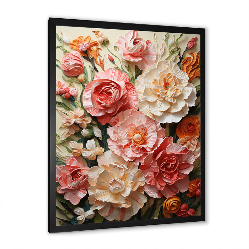 Oeillets romantiques Wylko, Cadre photo noir, H 20 po x l 12 po x P 1 po