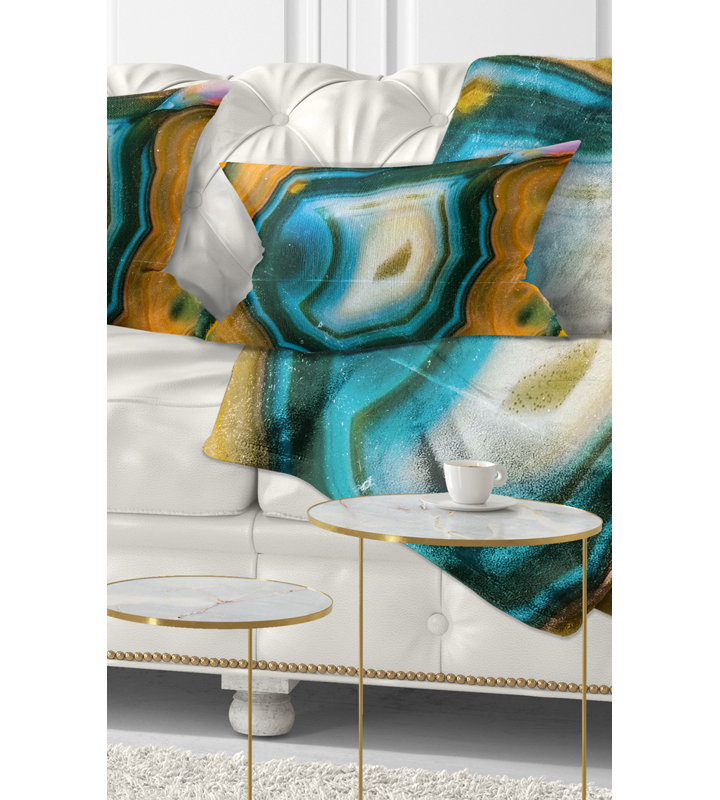 Abstract Reversible Throw Pillow