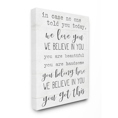 «You Got this Inspirational Family Home Word Design» par Daphne Polselli, impression