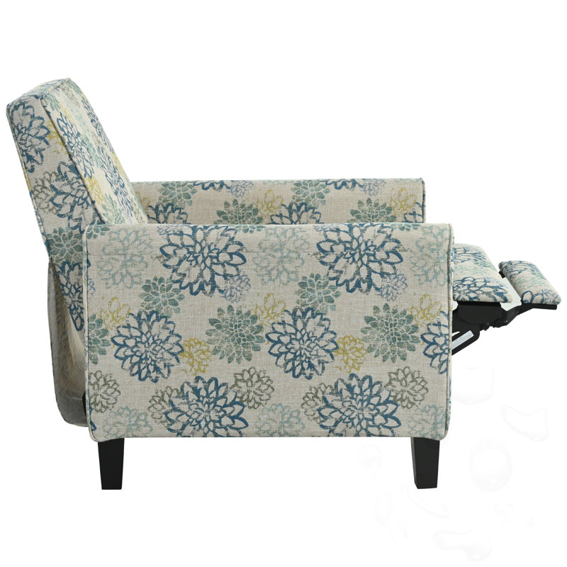 Fauteuil inclinable rembourré réglable avec repose-pieds extensible