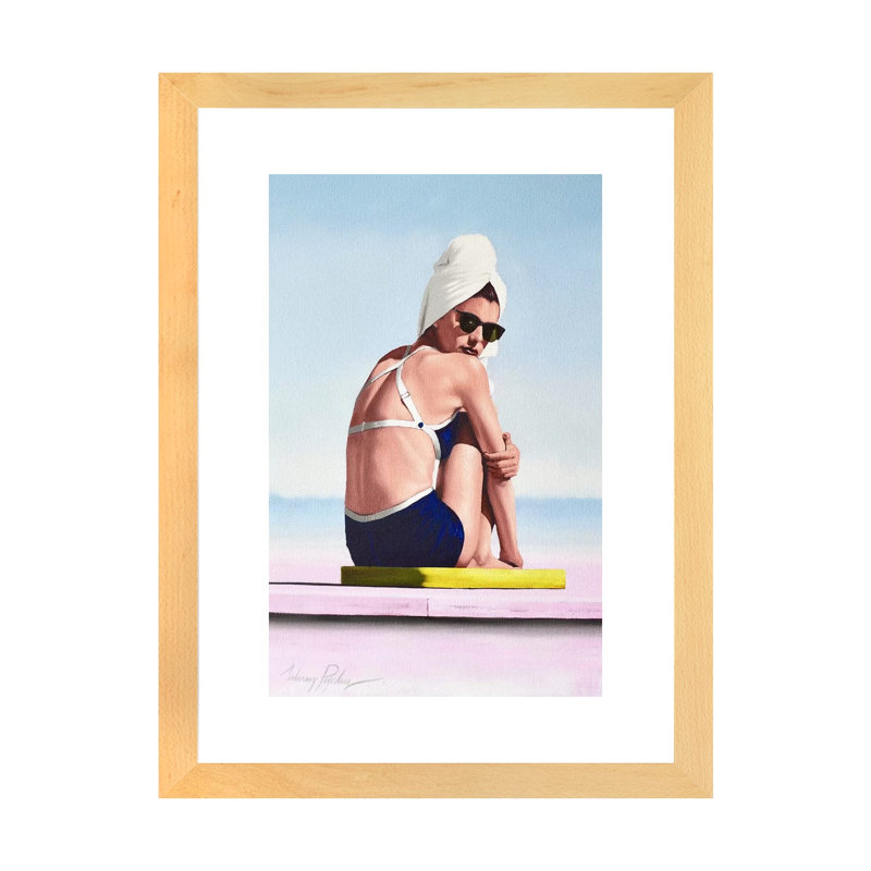 «Drip Drying» par Johnny Popkess - reproduction de photo, H 24 po x l 16 po x P 1 po, Papier encadré naturel