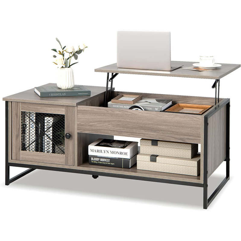 Zale Lift Top Sled Coffee Table with Storage