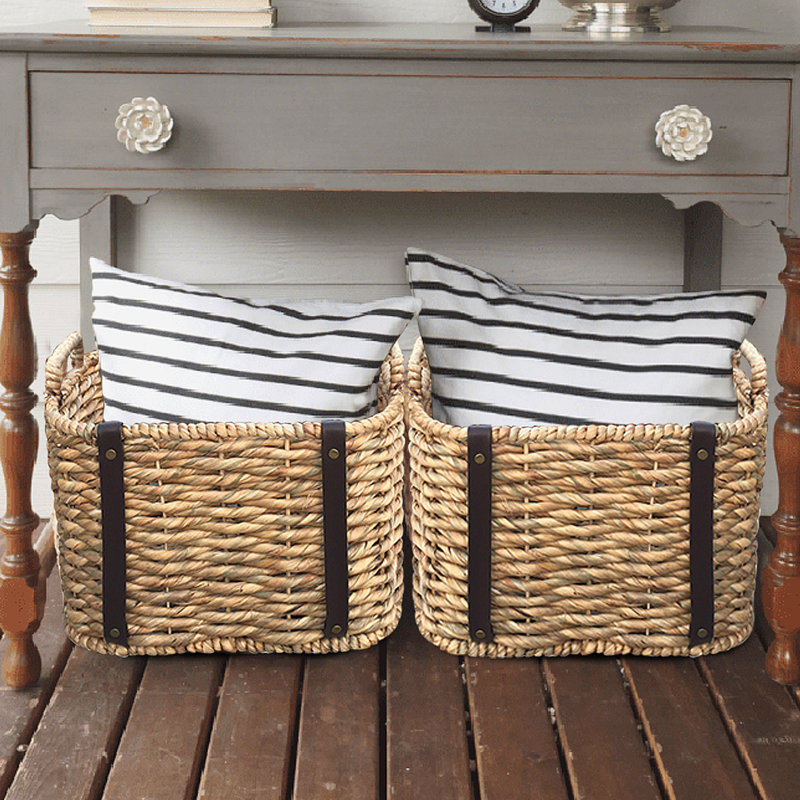Sand & Stable™ Wicker Decorative Basket, Light Brown