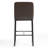 Set of 2 Damylah Faux Leather Counter Stool with Black Metal Legs-270748162-270748160
