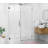 Illume 57 in. x 78 in. Fully Frameless Wall Hinge Shower Door-35936681