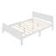 Lit plateforme en bois avec tête de lit et lattes en bois-878902989-878902990