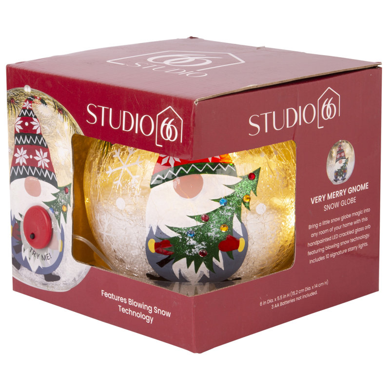 Studio 66 Christmas Snow Globe