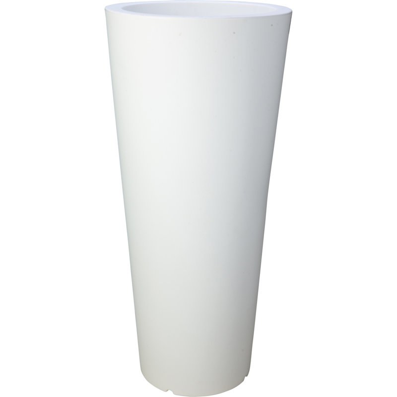 Pot à fleurs 15,5 po Hydra, Blanc