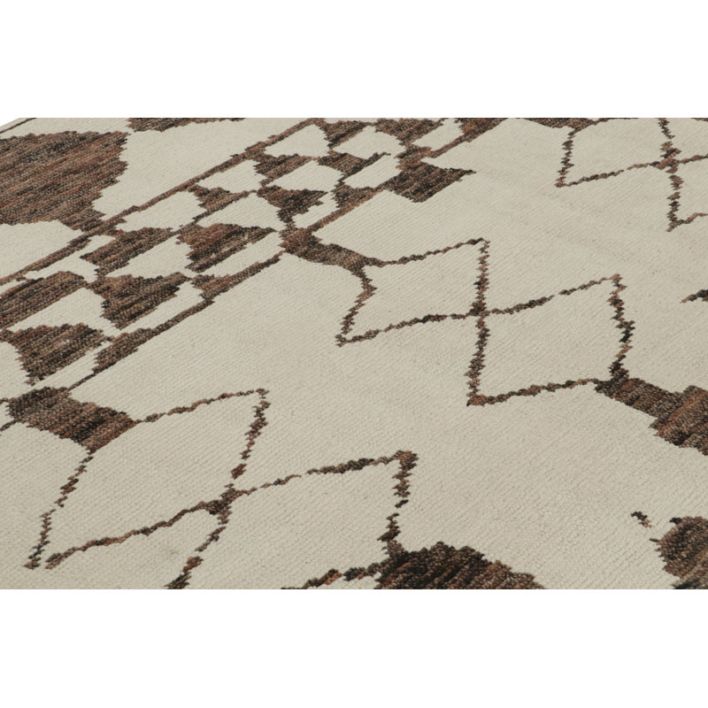 Hand Knotted Wool Area Rug