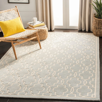 Carolene Hand Tufted Wool Geometric Rug