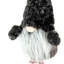 Sitting Gnome With Soft Legs  Set of 4  7.5" x 3" x 14.5"H  Grey