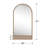 Hoxton Arch Rattan Wood Mirror -1308196198