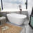 59.06'' x 29.53'' Freestanding Soaking Solid Surface Bathtub