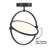 Deyaa Glass LED Semi Flush Mount