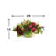 Hydrangea Holiday Centerpiece With Magnolia Leaves
