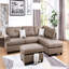 Canapé modulaire contemporain 3 pièces Mocha Dorris