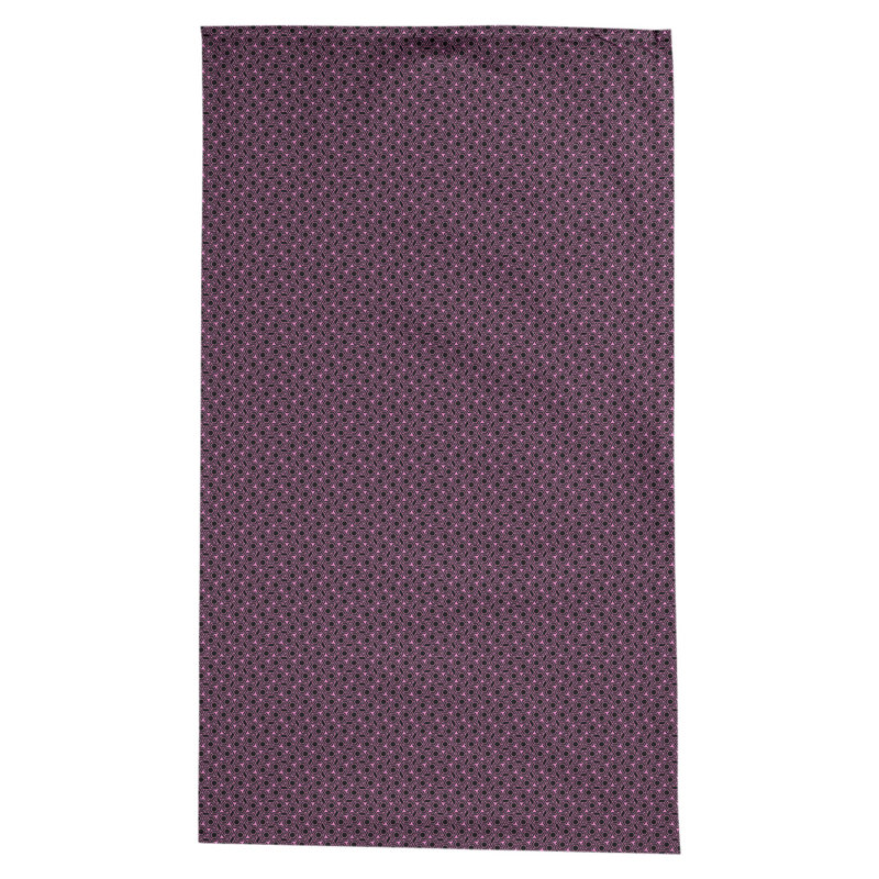Leffel Geometric 100% Cotton Tablecloth, Pink/Black
