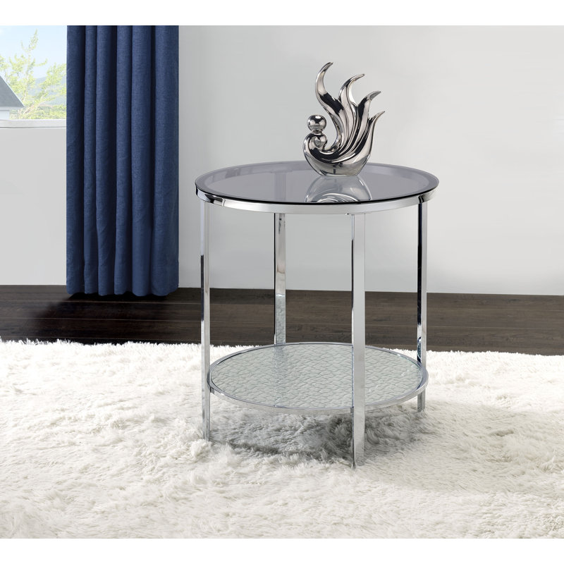Frostine - 3 Piece Table Set - Silver