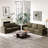 Edenburg Modern Corduroy Sofa, Modular Sectional Upholstered Couch with Soft Pillows Backrest and Deep Seat for Living Room-1816914960-1817882005