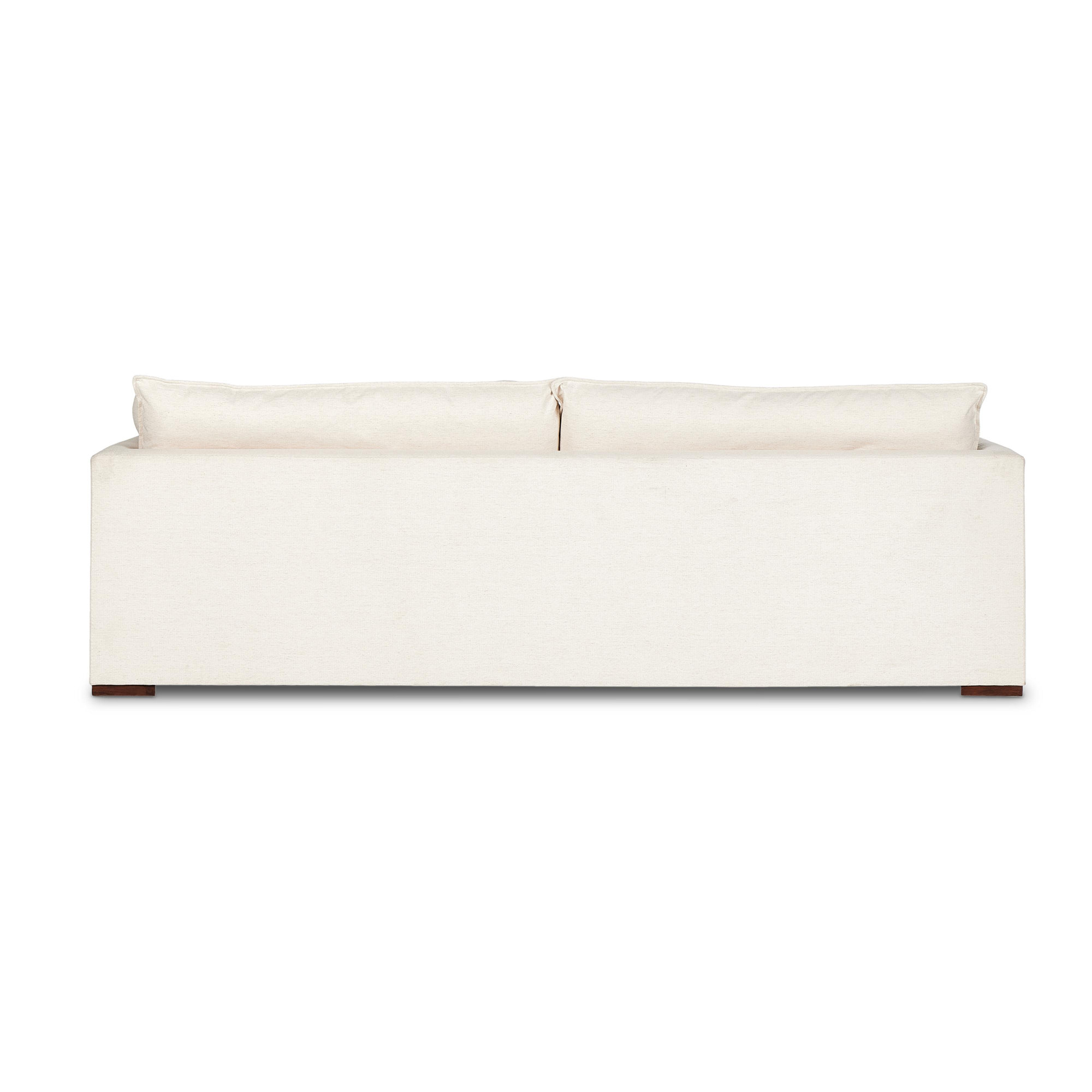 Hestia 108'' Upholstered Sofa, Cream Polyester Blend