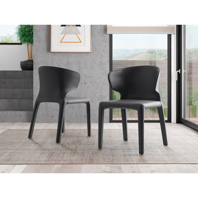 Chaise de salle à manger rembourrée Conrad - ensemble de 2