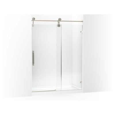 Artifacts 80-7/8 In. H Sliding Shower Door With 3/8 In.-Thick Glass