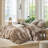 MooMee Lightweight Duvet Cover Set with Zipper Closure 8 Ties 100% Washed Cotton Linen Like Textured Soft Breathable All-Season-111219968-109236634